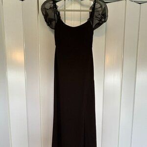 Juniors Black Formal dress, size 0